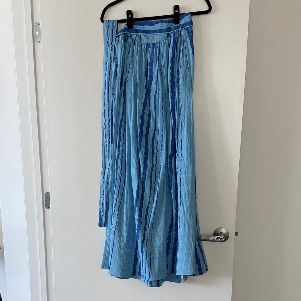 CPB Coniglio Palm Beach Striped Maxi Skirt